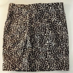 Free People Cheetah Print Skirt